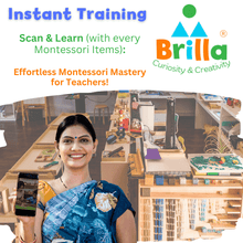Load image into Gallery viewer, Montessori Geometrical Solids with Plain Wooden Cards & Stands in Box (RFQ) - Brilla: One-Stop Solution for Preschool Resources