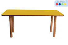 Load image into Gallery viewer, Brilla Wooden Classroom Table (6 Seater - Rectangle shape) for Preschools (RFQ) - Brilla: One-Stop Solution for Preschool Resources