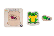 Load image into Gallery viewer, Wooden Multilayered Pick and Place Puzzle for Life Cycle- Variations