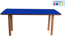 Load image into Gallery viewer, Brilla Wooden Classroom Table (6 Seater - Rectangle shape) for Preschools (RFQ) - Brilla: One-Stop Solution for Preschool Resources