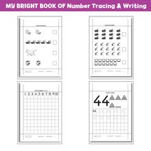 Load image into Gallery viewer, Preschool Books for LKG -Bright Book of Number Tracing (Activity Book) - Brilla: One-Stop Solution for Preschool Resources