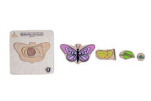 Load image into Gallery viewer, Wooden Multilayered Pick and Place Puzzle for Life Cycle- Variations