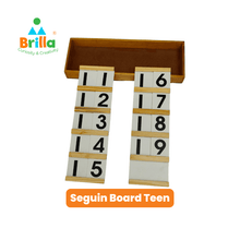 Load image into Gallery viewer, Montessori Materials: Montessori Seguin Board Teen for Early Learning