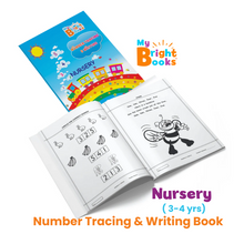 Load image into Gallery viewer, Preschool Books for Nursery - Number Tracing & Writing (Activity Book)