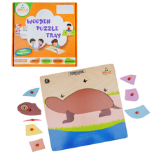 Load image into Gallery viewer, Montessori Materials Wooden Pick & Fix Tortoise Puzzle for Kids