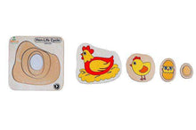 Load image into Gallery viewer, Wooden Multilayered Pick and Place Puzzle for Life Cycle- Variations