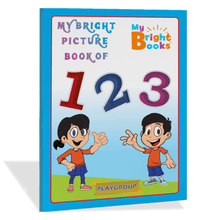 Load image into Gallery viewer, Preschool Books for Playgroup - My Bright Book of 123 - Brilla: One-Stop Solution for Preschool Resources