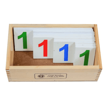 Load image into Gallery viewer, Montessori Large Number Cards 1 to 1000 big Cards with training Video (RFQ) - Brilla: One-Stop Solution for Preschool Resources