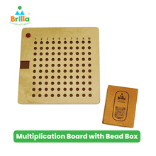 Load image into Gallery viewer, Montessori Multiplication Board with Bead Box. - Brilla: One-Stop Solution for Preschool Resources