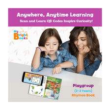 Load image into Gallery viewer, Preschool Books for Playgroup - Bright Picture Book of Toddler Rhymes. - Brilla: One-Stop Solution for Preschool Resources