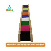 Load image into Gallery viewer, Montessori Materials for Kids - Secondary Colour Tablets for Learning