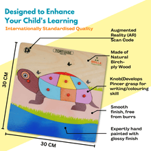 Load image into Gallery viewer, Montessori Materials Wooden Pick & Fix Tortoise Puzzle for Kids