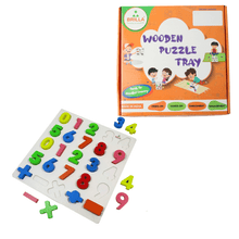 Load image into Gallery viewer, Wooden Puzzle - Learning Educational Number Chunky Puzzle for Kids. - Brilla: One-Stop Solution for Preschool Resources