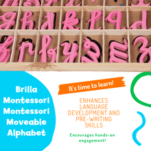 Load image into Gallery viewer, Montessori Material - Movable Alphabet for Early Language Learning