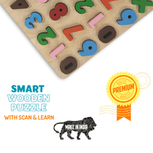 Load image into Gallery viewer, Wooden Puzzle - Learning Educational Number Chunky Puzzle for Kids. - Brilla: One-Stop Solution for Preschool Resources