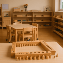Load image into Gallery viewer, Montessori materials, Knobbed Cylinders Large (Set of 4)