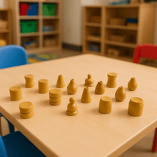 Load image into Gallery viewer, Montessori materials - Brilla Wooden Sterognostic Shapes Polished kids