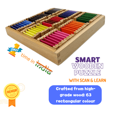 Load image into Gallery viewer, Montessori Materials - Premium Wooden Tertiary Color Tablets for Kids