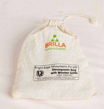 Load image into Gallery viewer, Montessori Materials - Stereognostic Bag with Wooden Geometric Shapes