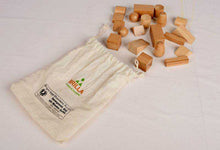 Load image into Gallery viewer, Montessori Materials - Stereognostic Bag with Wooden Geometric Shapes