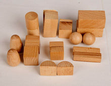 Load image into Gallery viewer, Montessori Stereognostic Bag (Mystery Bags) with Wooden Geometric Shapes (RFQ) - Brilla: One-Stop Solution for Preschool Resources