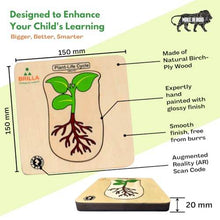 Load image into Gallery viewer, Wooden Puzzle for kids : Learning Life Cycle for Plant with AR Tech Scan & Learn. - Brilla: One-Stop Solution for Preschool Resources