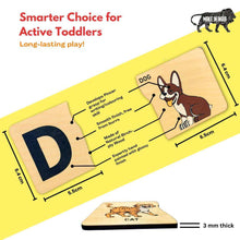 Load image into Gallery viewer, Wooden Alphabet Learning Toy Alphabet Picture Matching - Brilla: One-Stop Solution for Preschool Resources