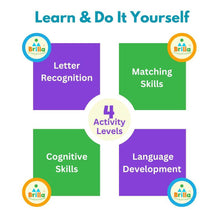 Load image into Gallery viewer, Wooden Alphabet Learning Toy Alphabet Picture Matching - Brilla: One-Stop Solution for Preschool Resources