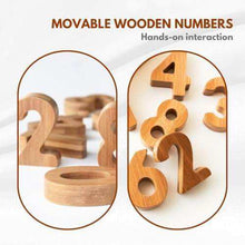 Load image into Gallery viewer, Montessori Materials Wooden Jumbo Numbers 1 to 10 in Wooden Box