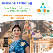 Load image into Gallery viewer, Montessori Brown Stairs or Montessori Broad Stairs - Brilla: One-Stop Solution for Preschool Resources