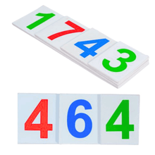 Load image into Gallery viewer, Montessori Large Number Cards 1 to 1000 big Cards with training Video (RFQ) - Brilla: One-Stop Solution for Preschool Resources