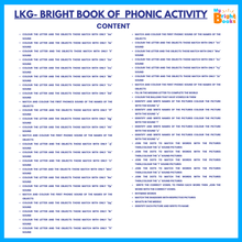 Load image into Gallery viewer, Preschool Books for LKG - Bright Book of Phonics Activity. - Brilla: One-Stop Solution for Preschool Resources