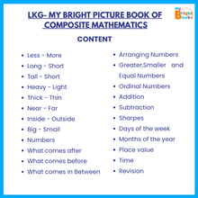 Load image into Gallery viewer, Preschool Books for LKG - Bright Book of Composite Mathematics - Brilla: One-Stop Solution for Preschool Resources