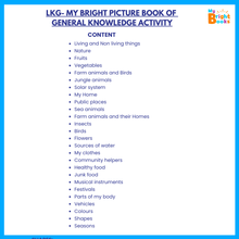 Load image into Gallery viewer, Preschool Books for LKG - Bright Book of General Knowledge Activities. - Brilla: One-Stop Solution for Preschool Resources