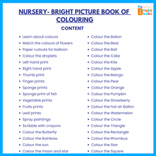Load image into Gallery viewer, Preschool Books for Nursery - My Bright Picture Book of Colouring. - Brilla: One-Stop Solution for Preschool Resources