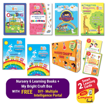 Load image into Gallery viewer, Nursery Book Set T4 Ultimate for 3-4 Year Olds with Craft Kit - Brilla: One-Stop Solution for Preschool Resources