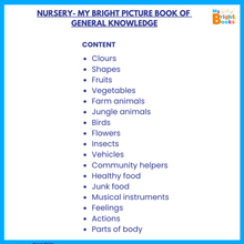 Load image into Gallery viewer, Preschool Books for Nursery-My Bright Picture Book of General Knowledge. - Brilla: One-Stop Solution for Preschool Resources