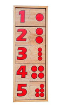Load image into Gallery viewer, Brilla Wooden Preschool Activity material Counting Dot Pairing Set - Brilla: One-Stop Solution for Preschool Resources