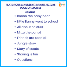 Load image into Gallery viewer, Preschool Books for Playgroup & Nursery-Bright Picture Book of Stories - Brilla: One-Stop Solution for Preschool Resources