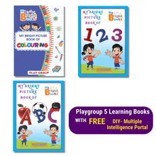 Load image into Gallery viewer, Preschool Books for Playgroup Book Set - T1 (RFQ) - Brilla: One-Stop Solution for Preschool Resources
