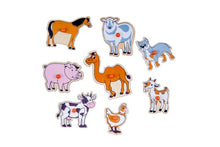 Load image into Gallery viewer, Wooden Educational Puzzle - Learning Domestic Animals with Scan &amp; Learn
