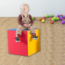 Load image into Gallery viewer, Montessori Materials - Brilla Soft Play Cube for Toddlers Indoor Fun