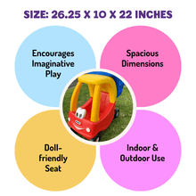 Load image into Gallery viewer, Large Plastic Push Cart Car - Brilla: One-Stop Solution for Preschool Resources