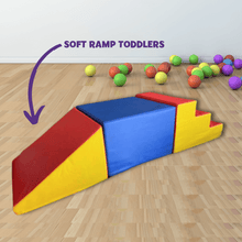 Load image into Gallery viewer, Montessori Materials - Soft Play Ramp for Toddlers for Safe and Play