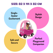 Load image into Gallery viewer, Large Plastic Ride-On Toy Car - Single Seater - Brilla: One-Stop Solution for Preschool Resources