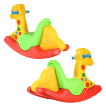 Load image into Gallery viewer, Multicolour Plastic Giraffe Rocker - Brilla: One-Stop Solution for Preschool Resources