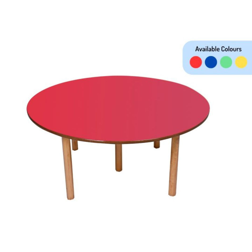 Brilla Wooden Montessori/Activity Table (8-10 Seater - Round shape) for Preschools