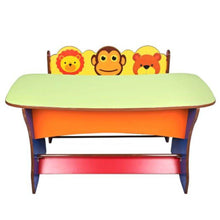 Load image into Gallery viewer, Desk and Bench – Brilla Premium Classroom Wooden Set (3 Seater) (RFQ) - Brilla: One-Stop Solution for Preschool Resources