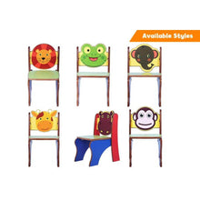 Load image into Gallery viewer, Brilla Wooden Kids Chairs, Durable and Comfortable with Backrest, Perfect for 2 to 6 Years, Study, Play, Dining, Preschool Classrooms, Small Wood Chairs for Kids, Single Seater Table Chair Set for Home (RFQ) - Brilla: One-Stop Solution for Preschool Resources