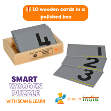 Load image into Gallery viewer, Montessori Sandpaper Numbers with training video (RFQ) - Brilla: One-Stop Solution for Preschool Resources